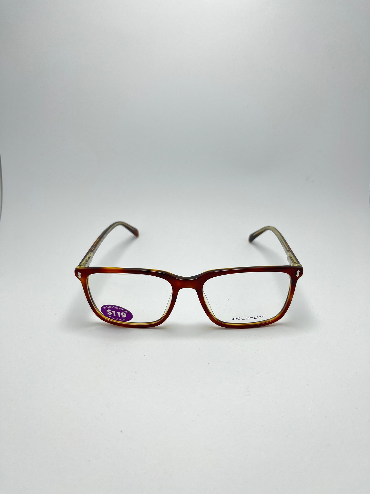 JK LODON SQUARE PLASTIC FRAME FOR MEN