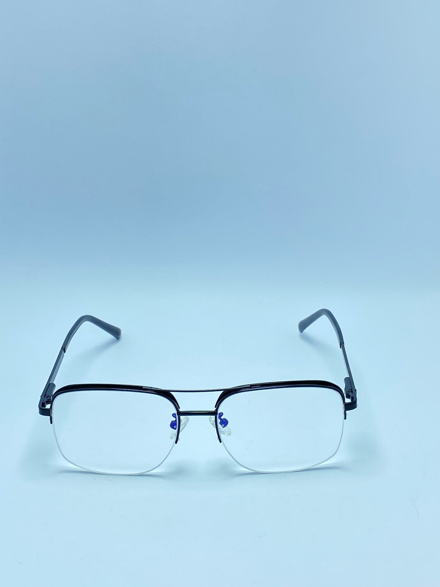 BODERLESS DOUBLE BRIDGE METAL FRAM FOR MEN