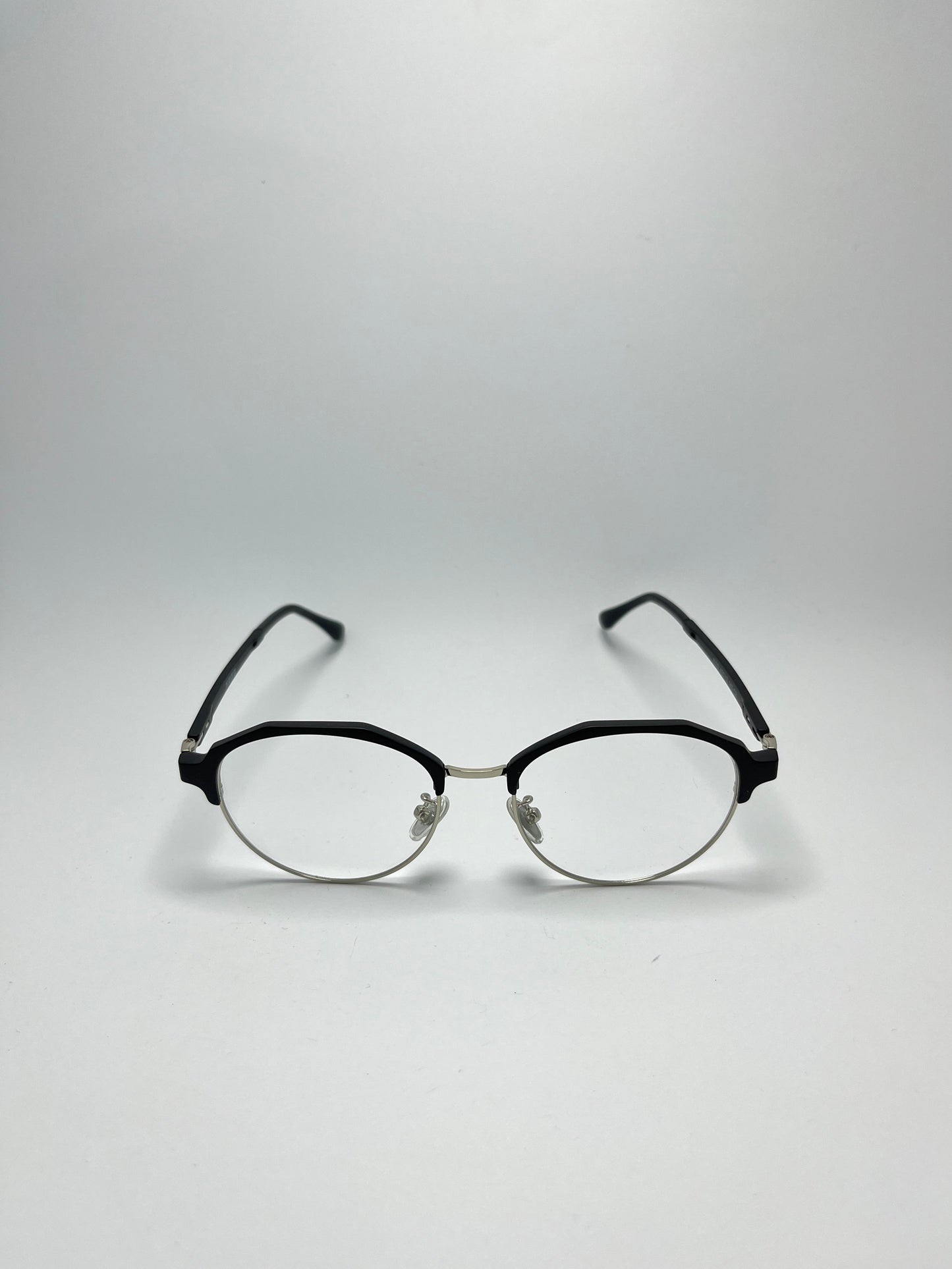 SILVER/BLACK METAL ATTACHMENT FRAME FOR MEN