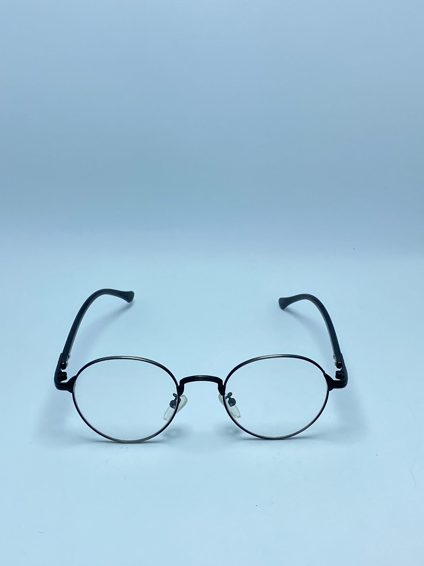 BLACK ROUNDED METAL FRAME FOR WOMEN