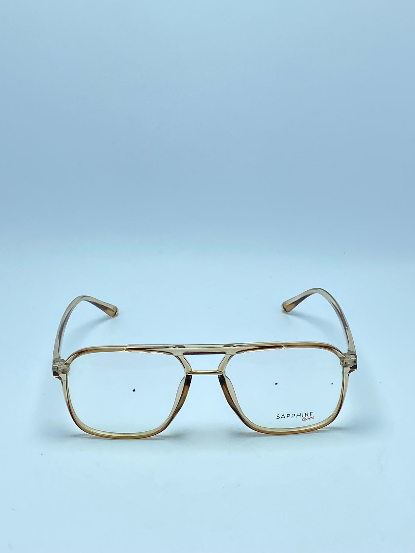 BROWN SAPPHIRE PLASTIC FRAME FOR MEN