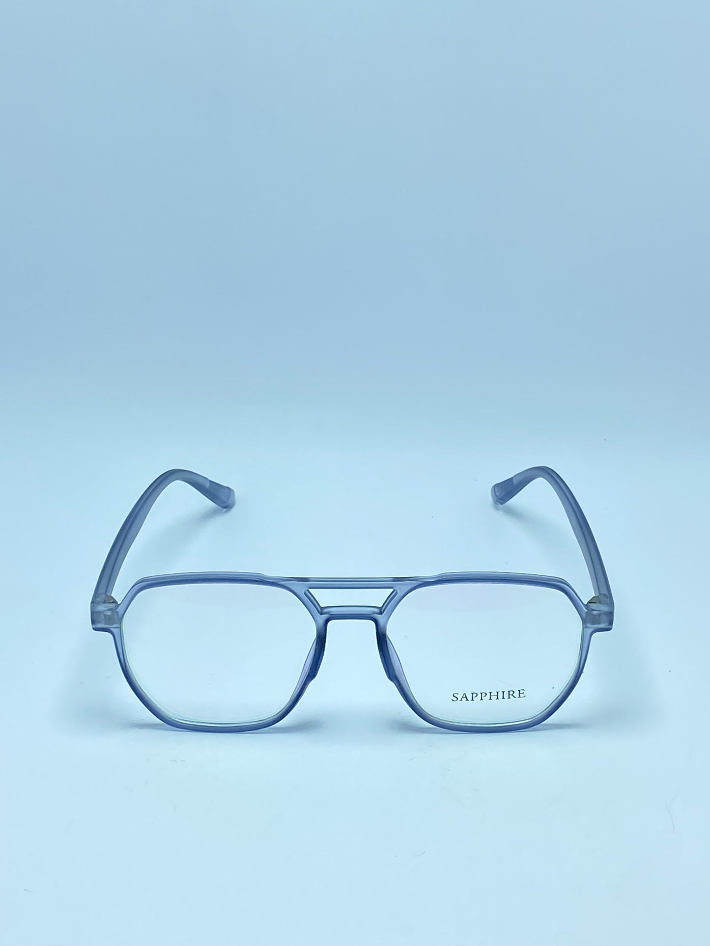 BLUE SAPPHIRE PLASTIC FRAME FOR MEN