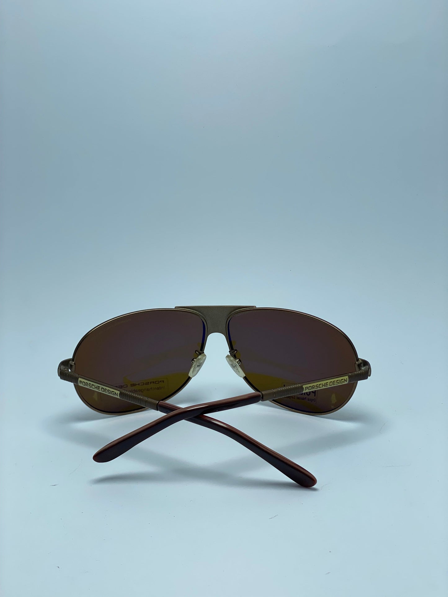 Porsche Oversized Shield Pilot Sunglasses for Men