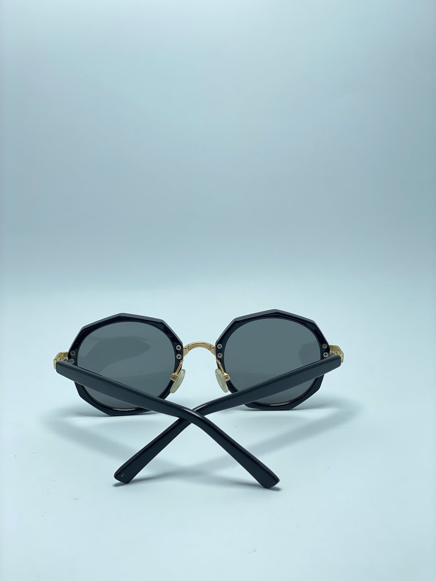 Womens Mod Geometric Color Mirrored Lens Round Luxury Sunglasses