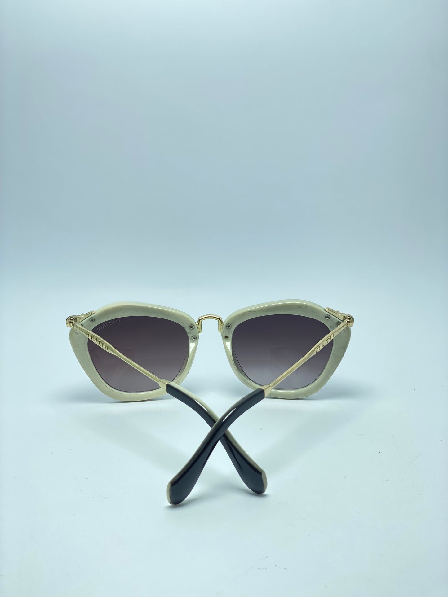 MIU MIU Women's Sunglasses Butterfly Black Frame.