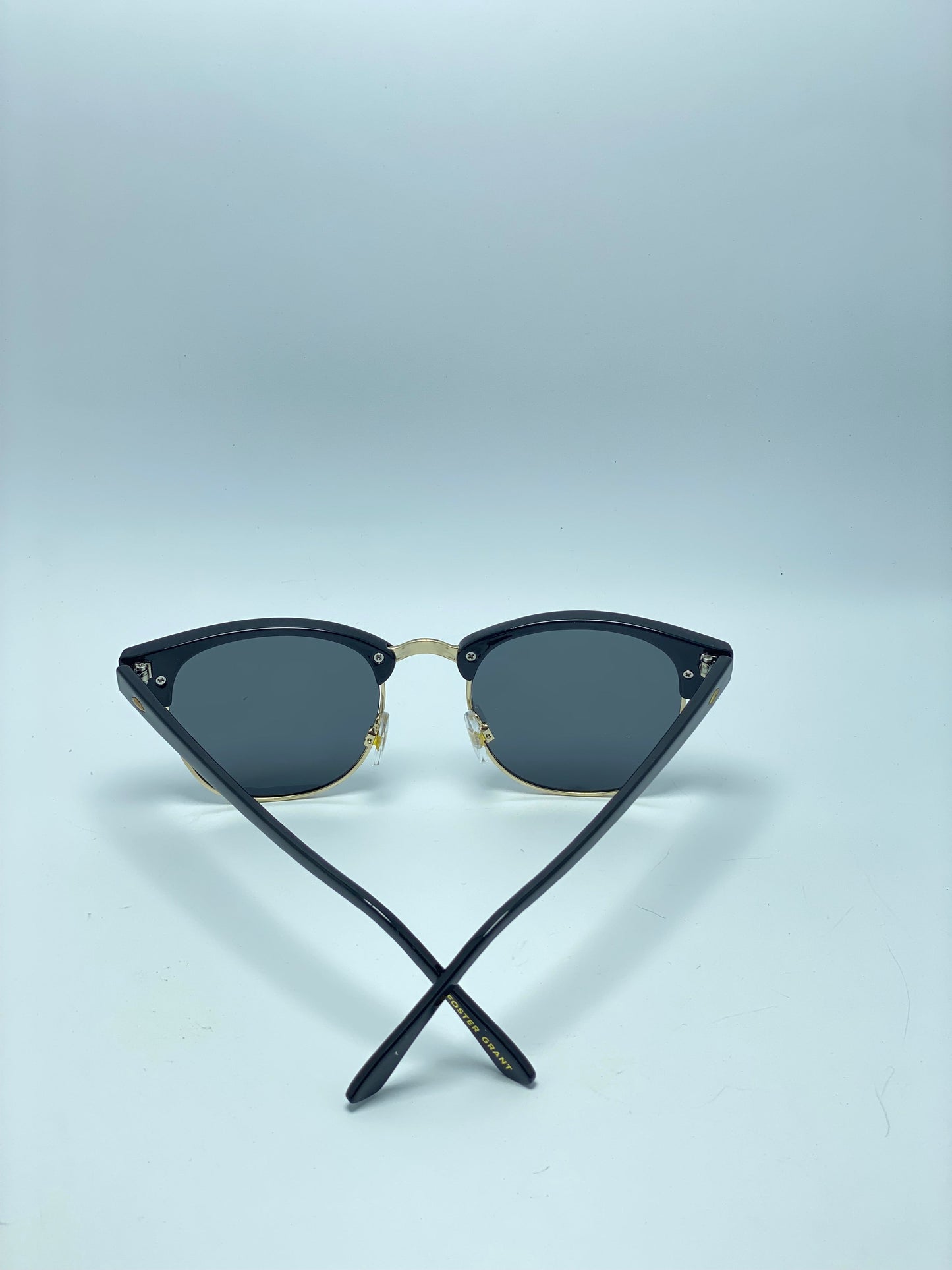 GQUEEN Classic Horn Rimmed Semi Rimless Sunglasses for Men