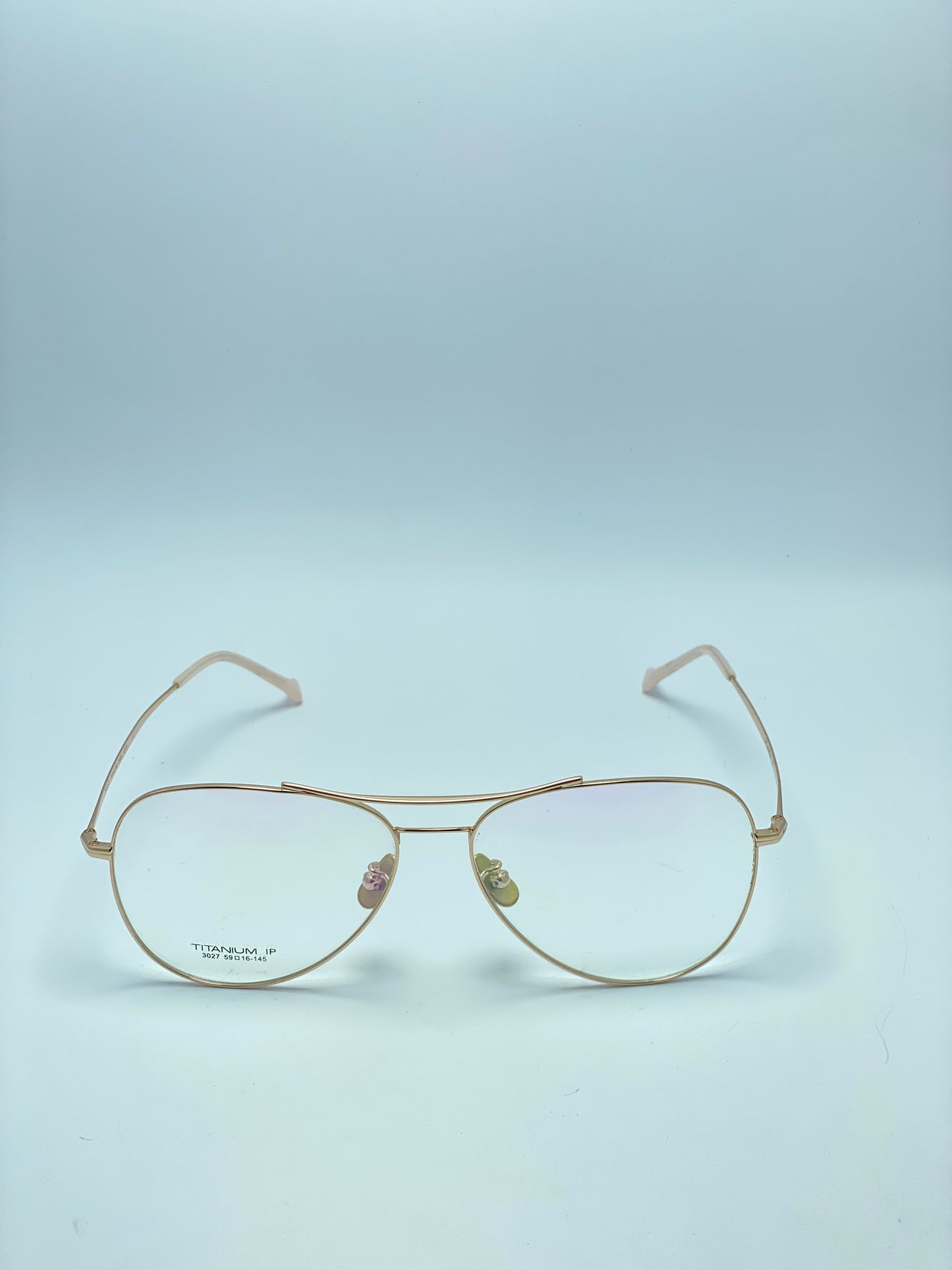 TITANIUM IP DOUBLE BRIDGE METAL FRAME FOR MEN