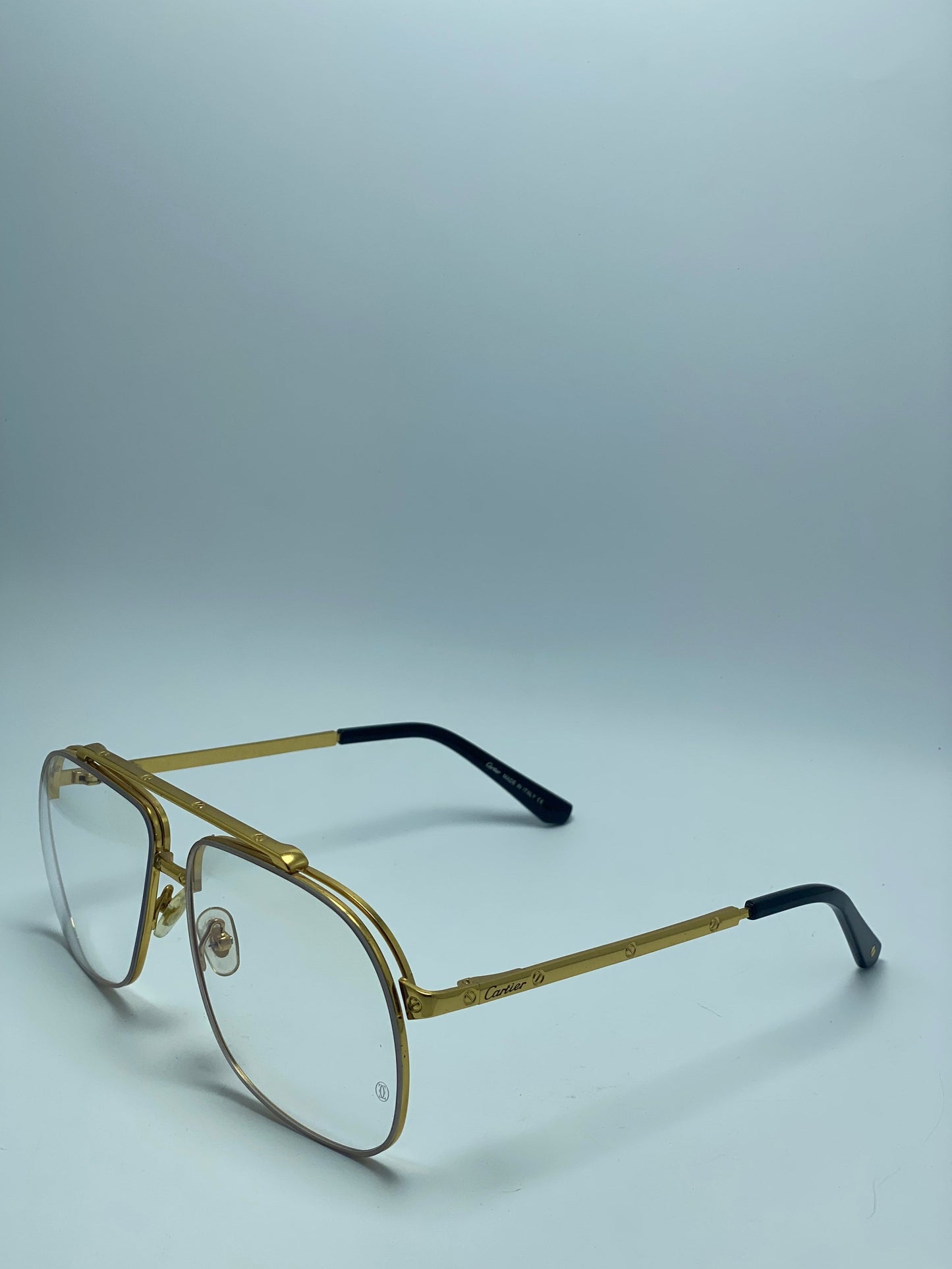 CARTIER DOUBLE BRIDGE METAL FRAME FOR MEN