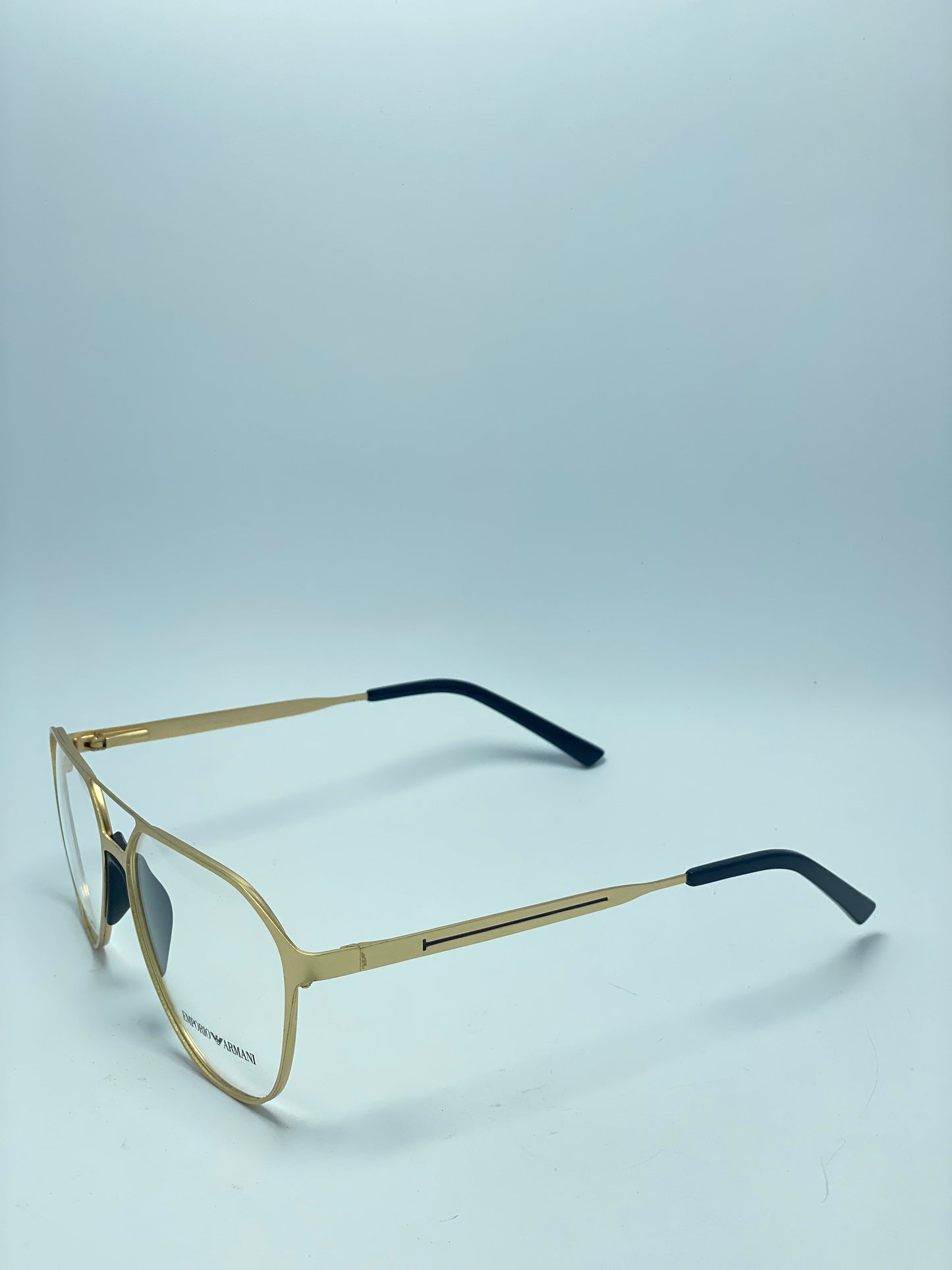 EMPORIO ARMANI DOUBLE BRIDGE METAL FRAME FOR MEN