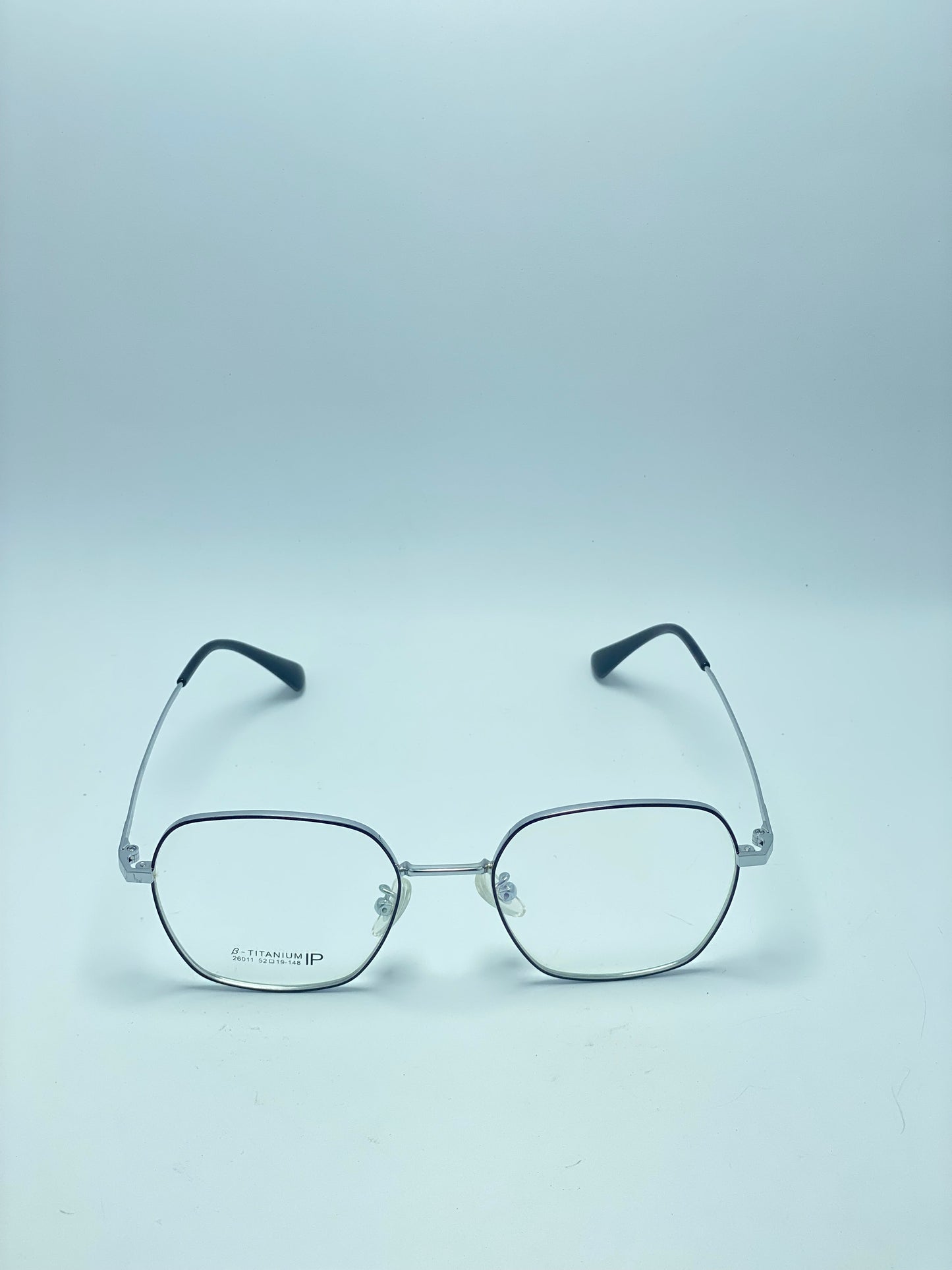 TITANIUM IP SQUARE SHAPE METAL FRAME FOR MEN
