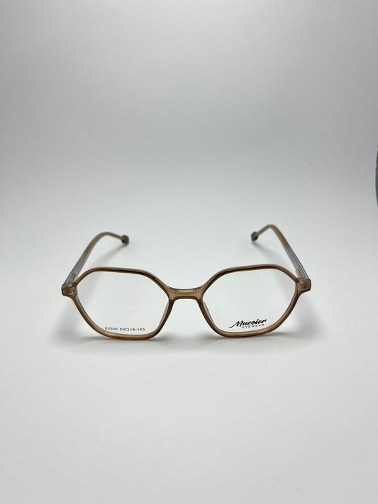 MUEOIOR SQUARE PLASTIC FRAME FOR WOMEN
