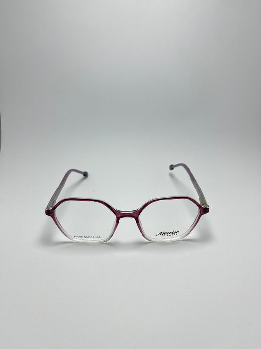 MUEOIOR EYEWEAR SQUARE PLASTIC FRAME FOR WOMEN