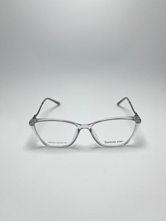 SAMILE STAR CAT EYE PLASTIC FRAME FOR WOMEN