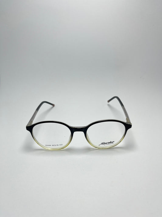 MUEOIOR EYEWEAR ROUNDED PLASTIC FRAME FOR WOMEN