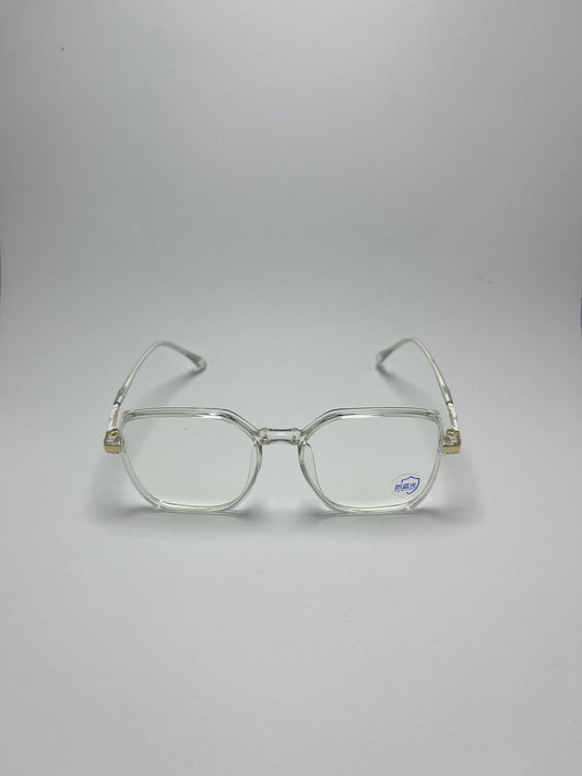 CAT EYE TRANSPARENT PLASTIC FRAME FOR WOMEN