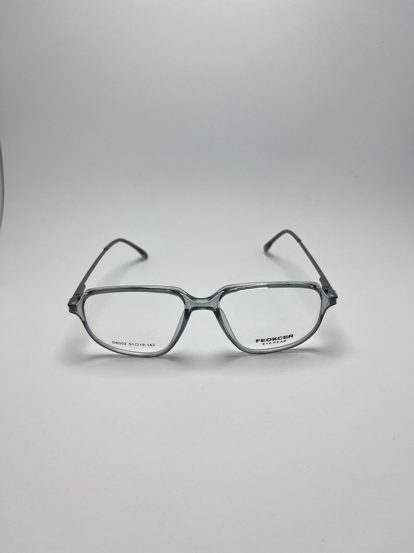 FEOKCER EYEWEAR TRANSPARENT PLASTIC FRAME FOR MEN