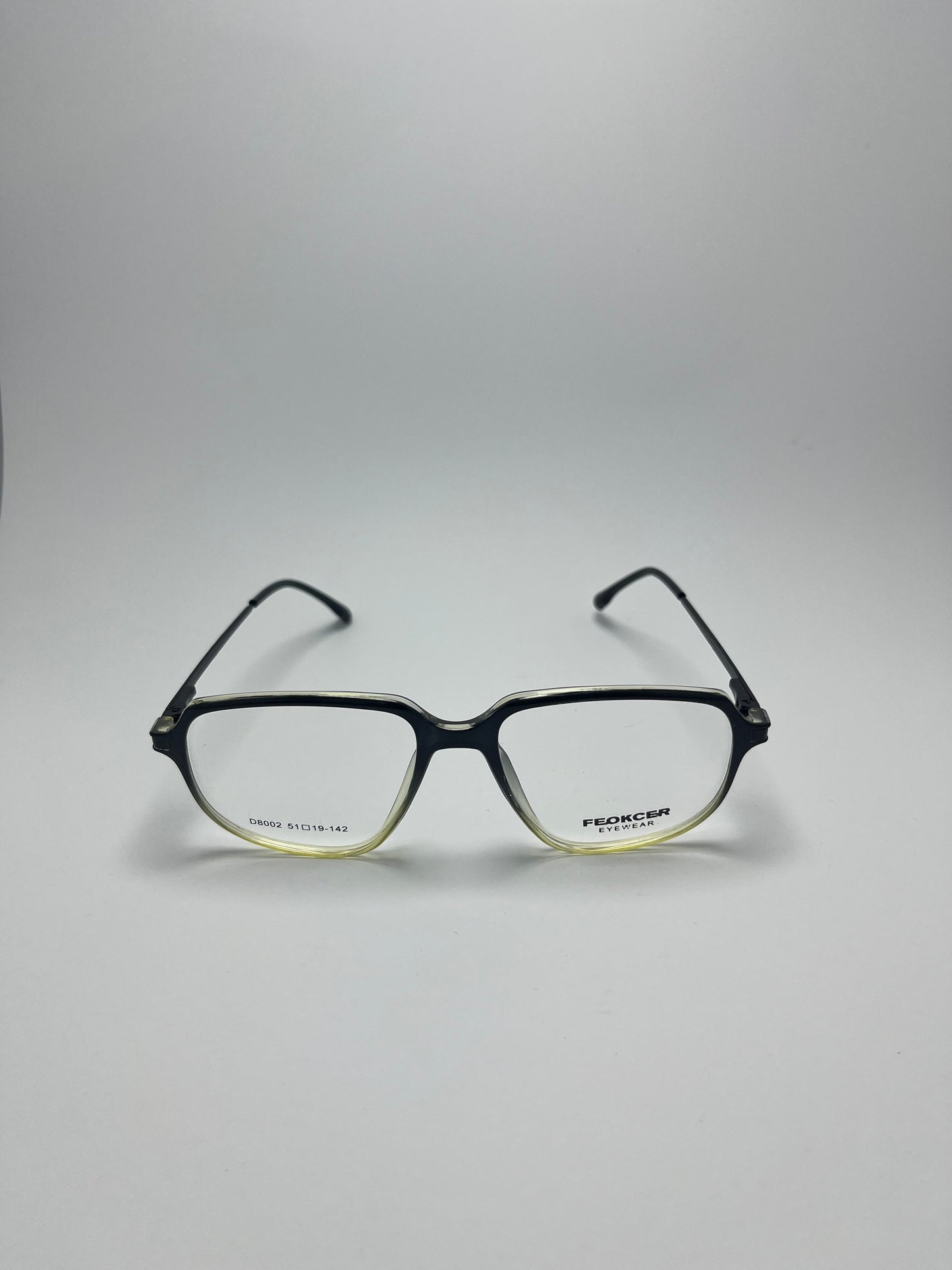 FEOKCER EYEWEAR TRANSPARENT PLASTIC FRAME FOR MEN