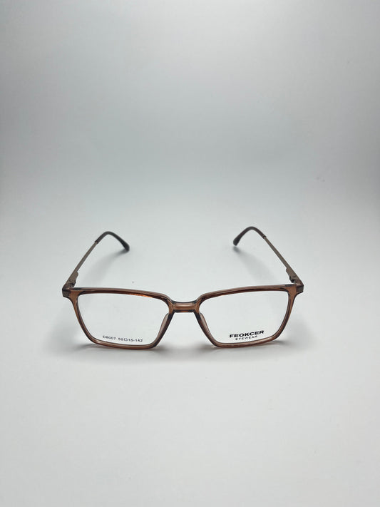 FEOKCER EYEWEAR SQUARE PLASTIC FRAME FOR MEN