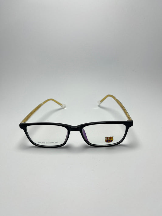 BLACK SQUARE PLASTIC FRAME FOR MEN