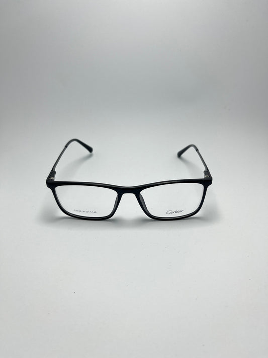 CARTIER SQUARE PLASTIC FRAME FOR MEN