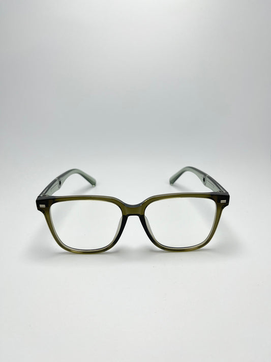 SQUARE PLASTIC FRAME FOR MEN