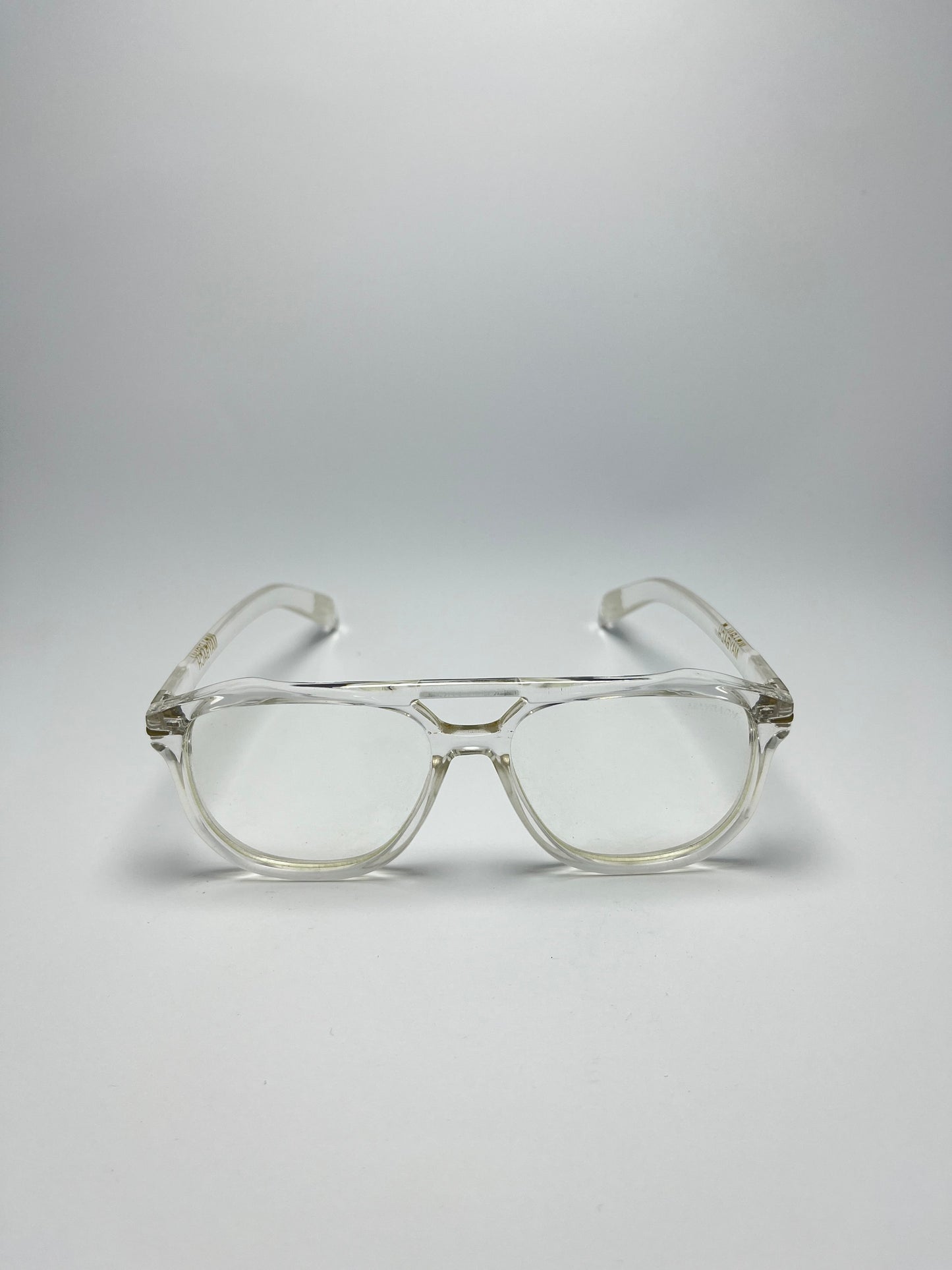 TRANSPARENT PLASTIC FRAME FOR MEN