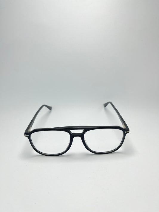 BLACK PLASTIC FRAME FOR MEN