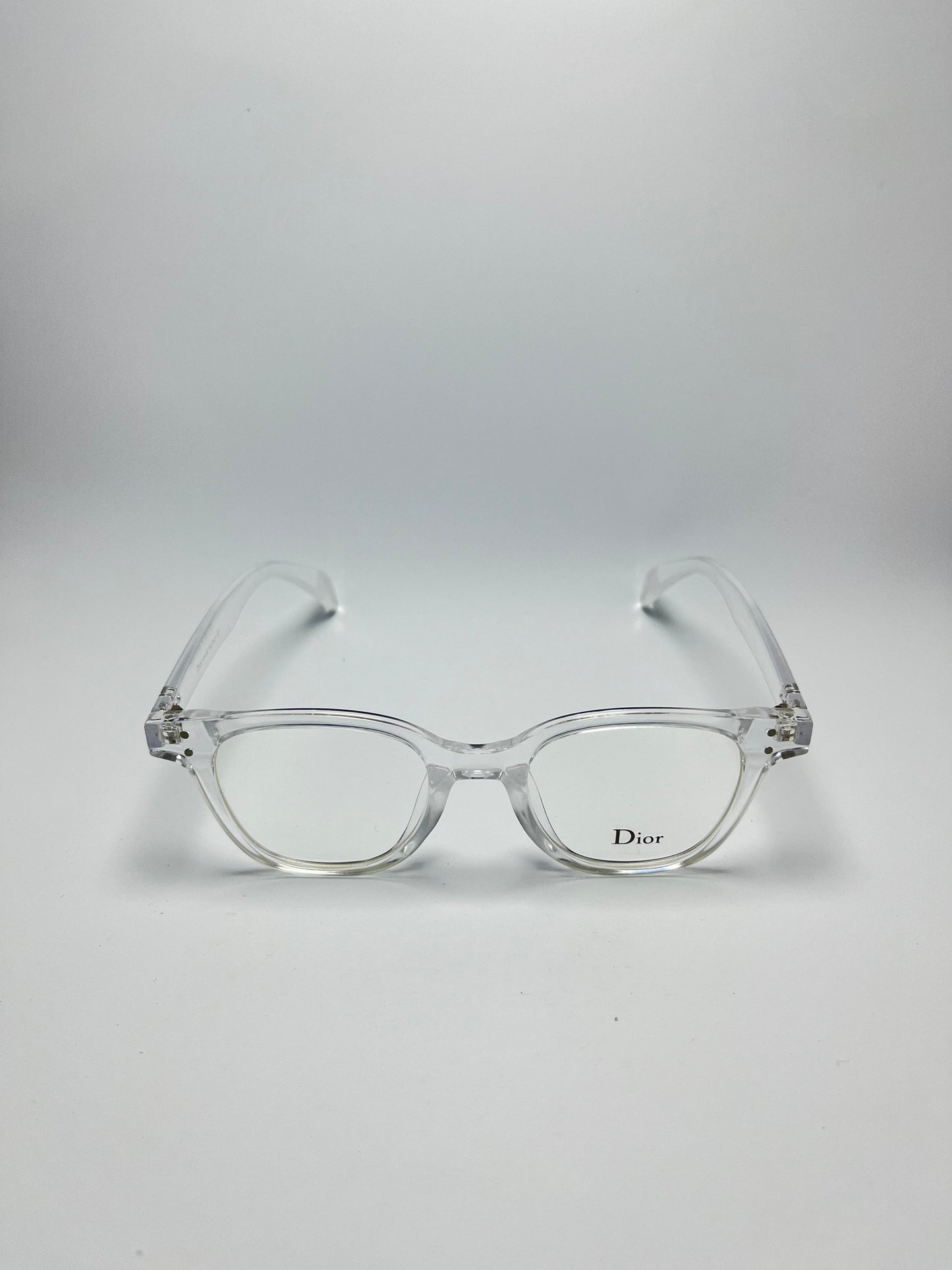 DIOR TRANSPARENT PLASTIC FRAME FOR MEN