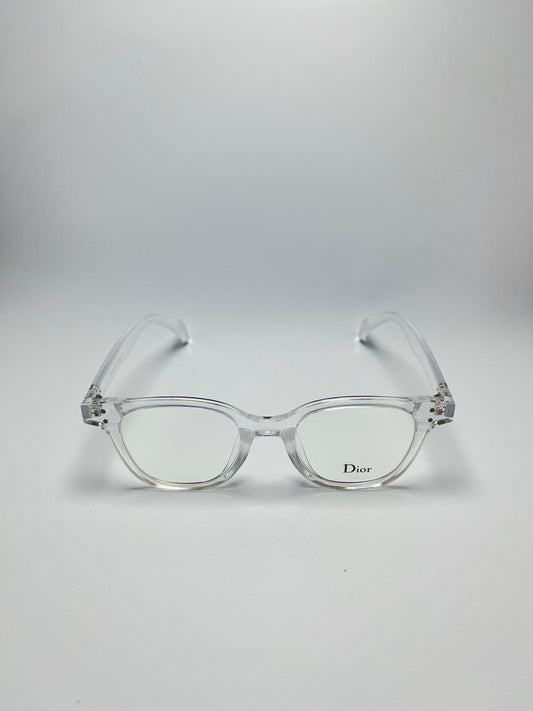 DIOR TRANSPARENT PLASTIC FRAME FOR MEN