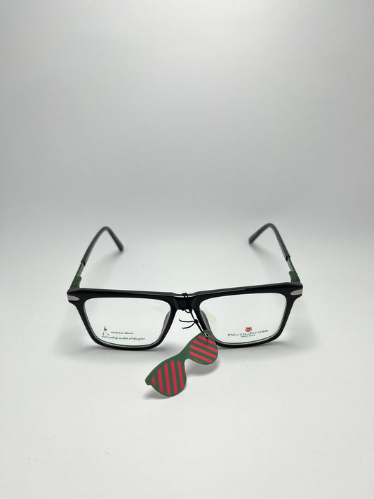 DAVID JACOBS SQUARE PLASTIC FRAME FOR MEN
