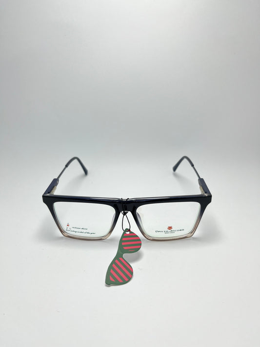 DAVID JACOBS SQUARE  PLASTIC FRAME FOR MEN