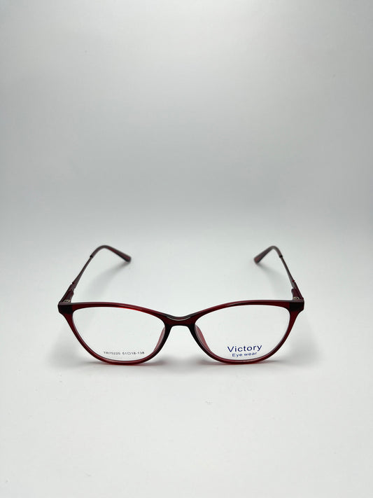 VICTORY CAT EYE PLASTIC FRAME FOR WOMEN