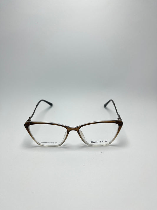 SAMILE STAR CAT EYE PLASTIC FRAME FOR WOMEN