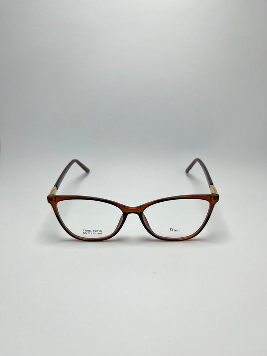 DIOR CAT EYE PLASTIC FRAME FOR WOMEN