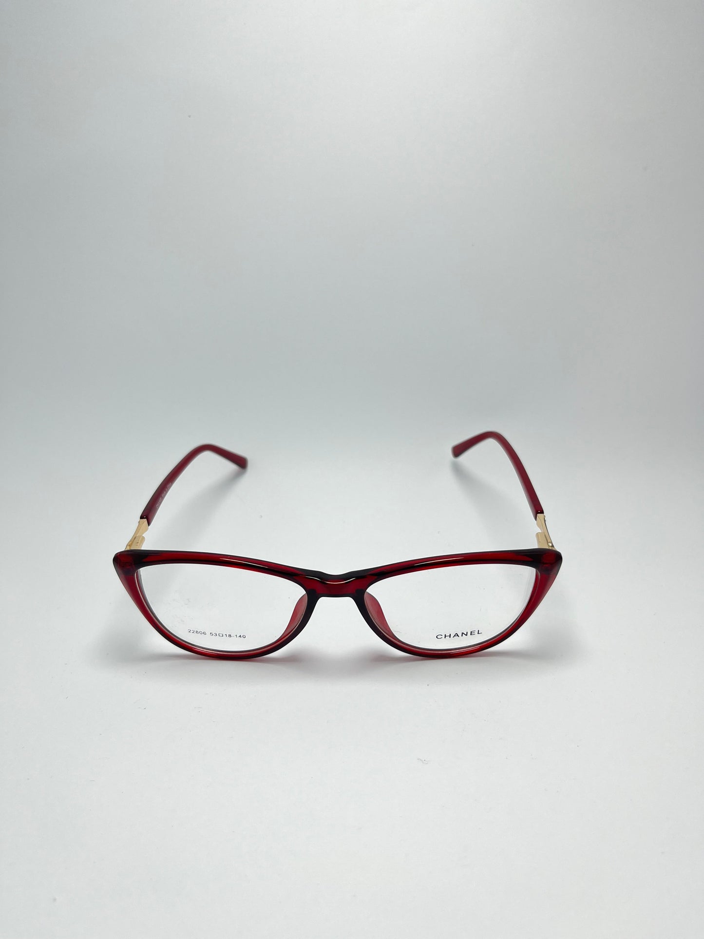 CHANEL CAT EYE PLASTIC FRAME FOR WOMEN