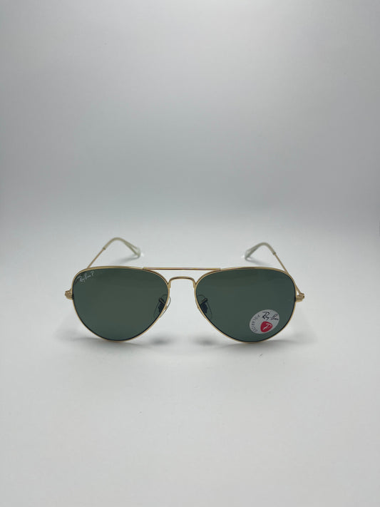 RAYBAN AUTHENTIC POLARIZED AVIATOR SUNGLASSES