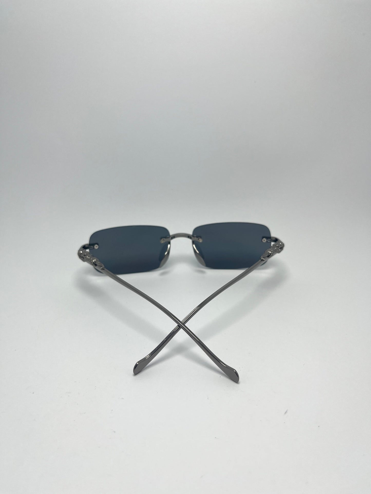 RICH CLUB RIMLESS RECTANGULAR SUNGLASSES