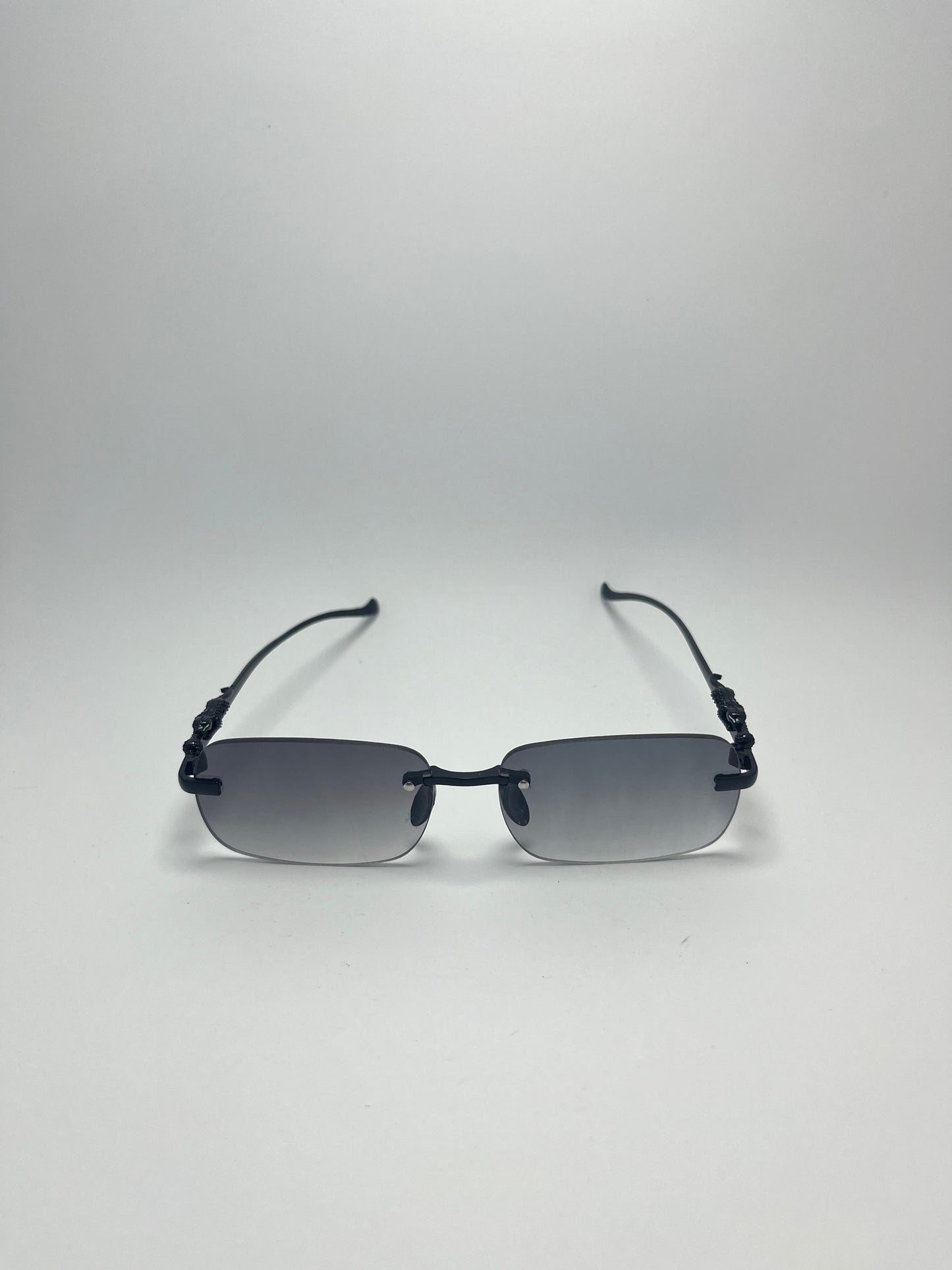 RICH CLUB RIMLESS RECTANGULAR SUNGLASSES