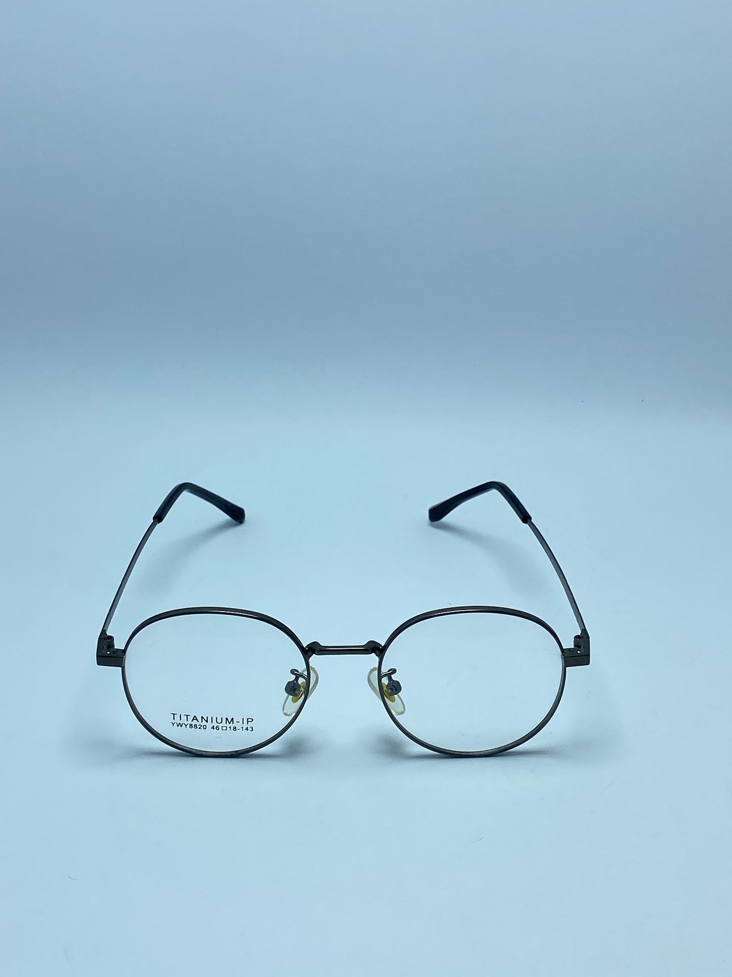 TITANIUM-IP BLACK ROUNDED  METAL FRAME FOR WOMEN