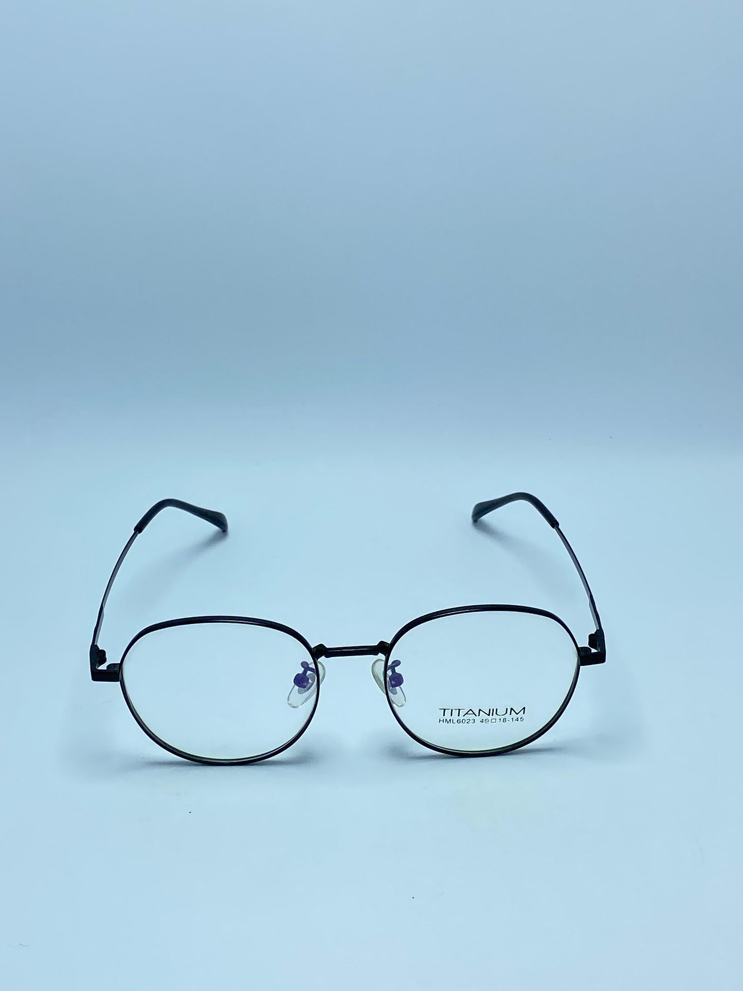 TITANIUM BLACK  METAL FRAME FOR unisex