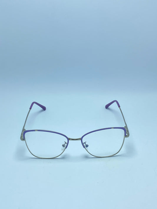 CATEYE BLUE\SILVER METAL FRAME FOR WOMEN