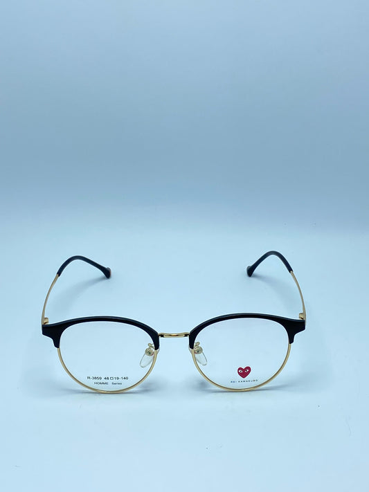 BLACK\GOLDEN METAL FRAME FOR WOMEN