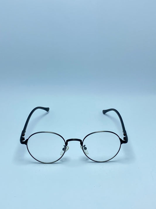 BLACK ROUNDED METAL FRAME FOR WOMEN