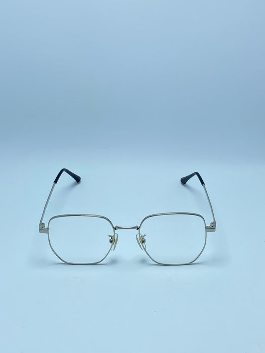 SILVER UNISEX METAL FRAME