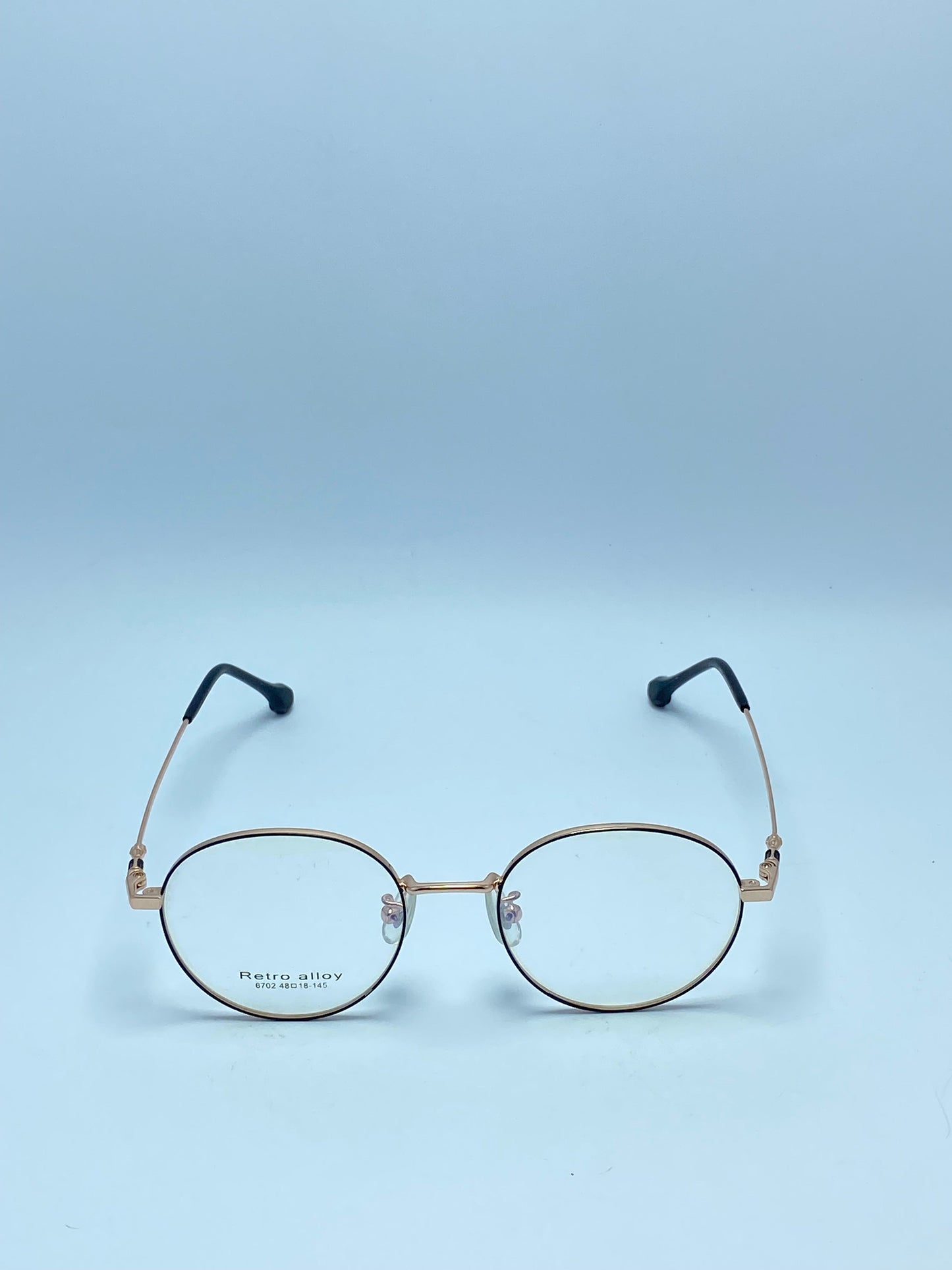 RETRO ALLOY ROUNDED METAL FRAME FOR WOMEN