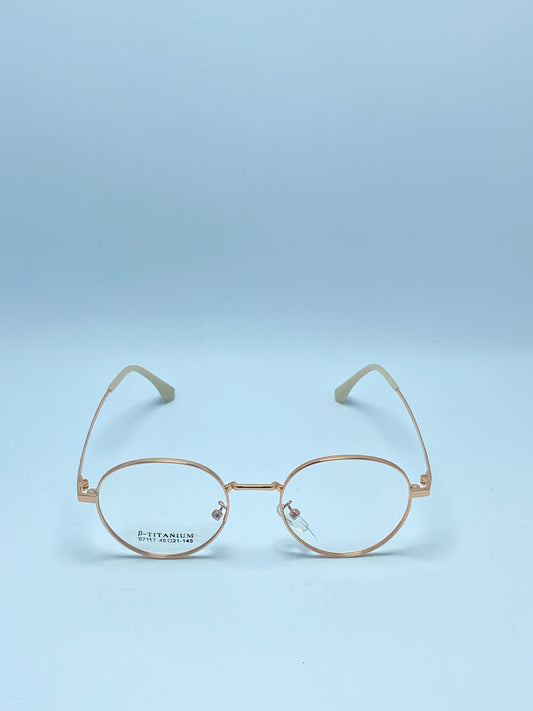 B-TITANIUM GOLDEN METAL FRAME FOR WOMEN