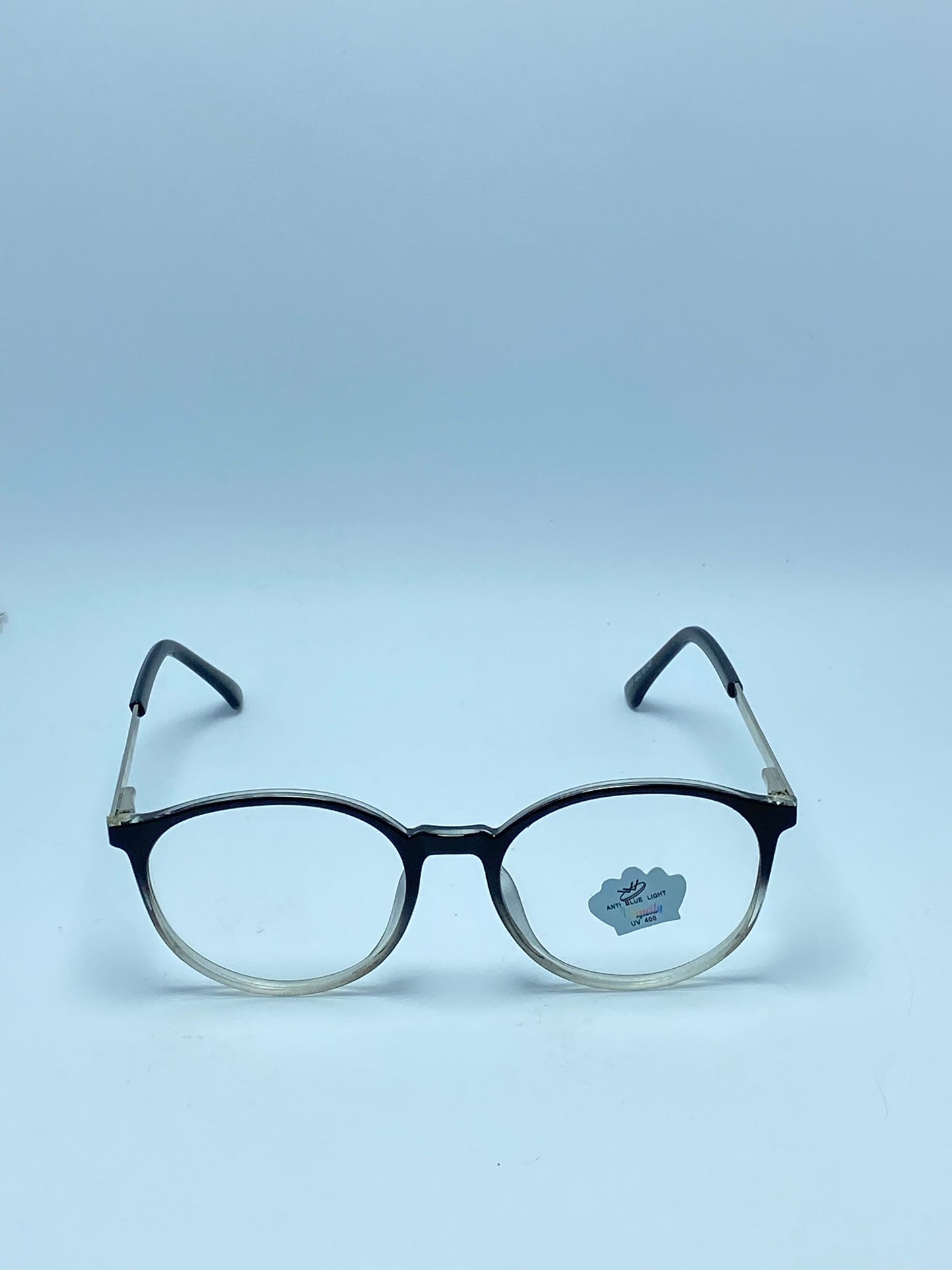 BLACK/TRANSPARENT PLASTIC FRAME FOR WOMEN