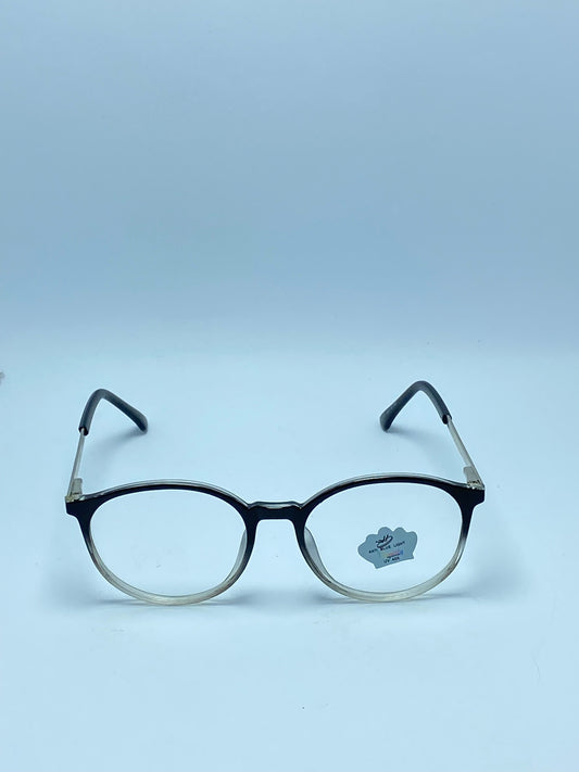 BLACK/TRANSPARENT PLASTIC FRAME FOR WOMEN