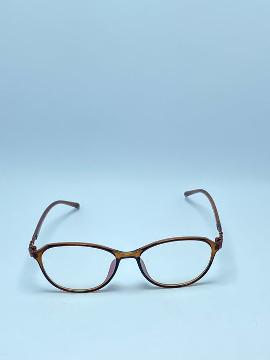 BROWN PLASTIC FRAME FOR WOMEN