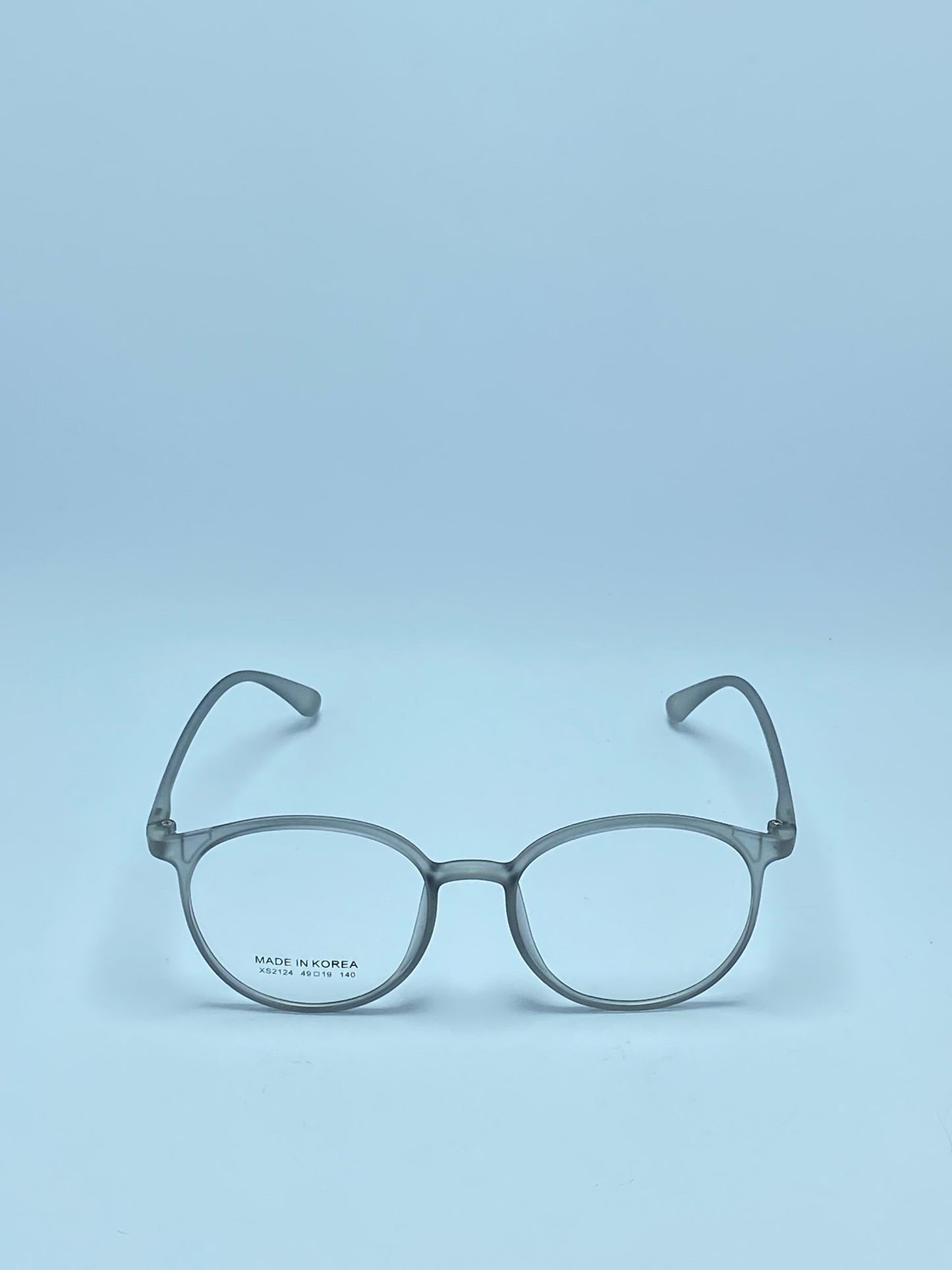 GREY ROUNDED PLASTIC FRAME FOR WOMEN